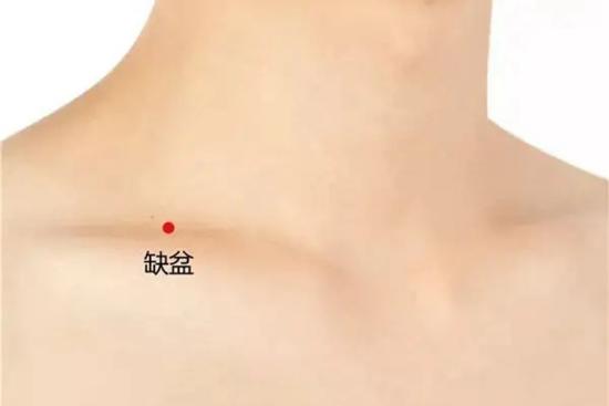 缺盆穴准确位置图
